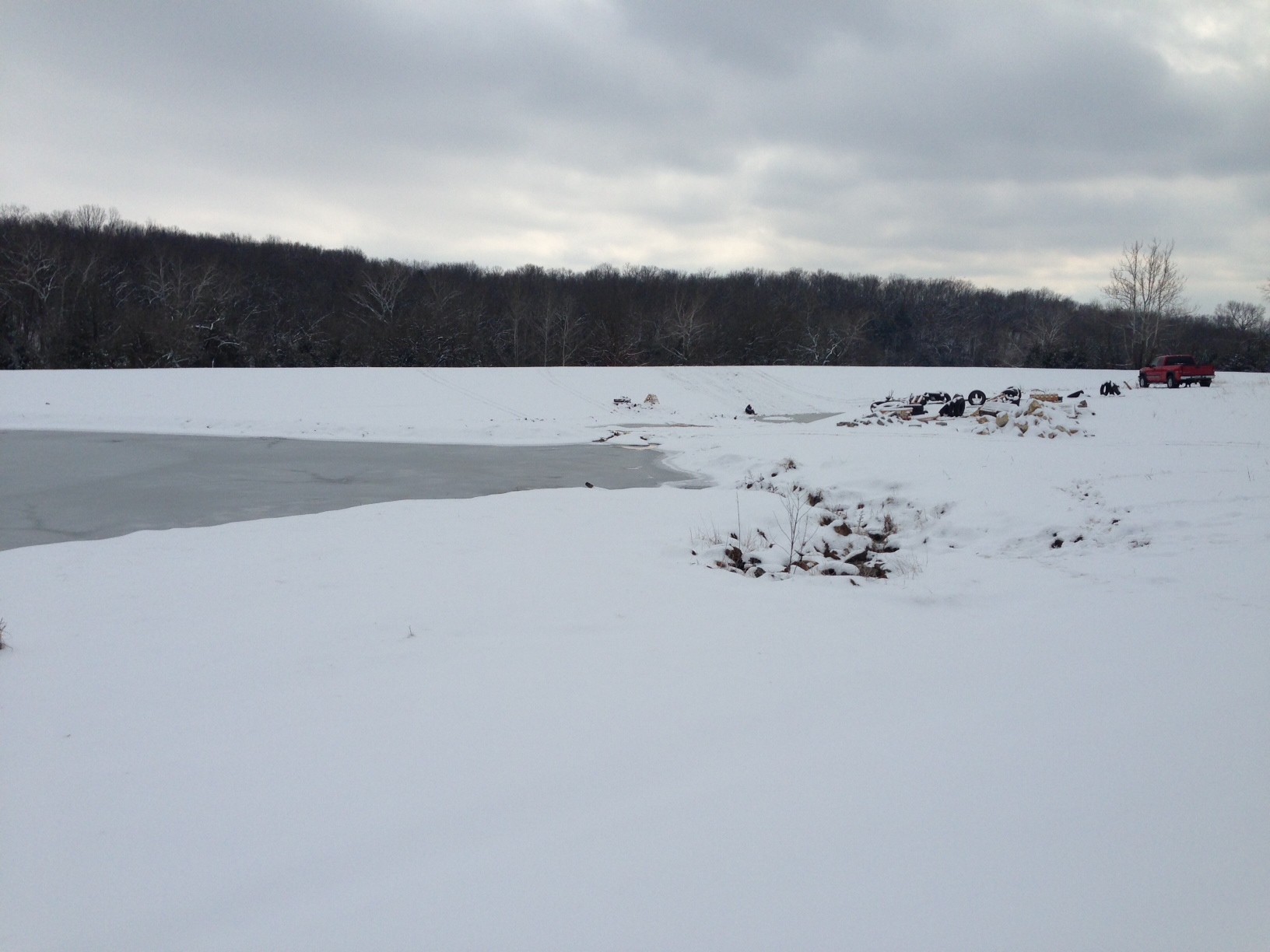 Attached picture pond w snow.JPG